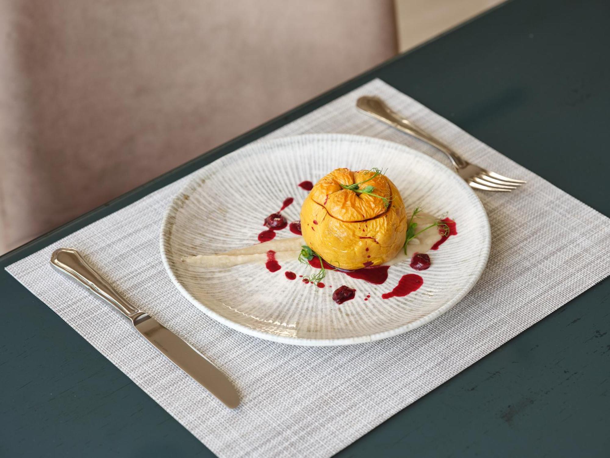 Qafqaz Riverside Hotel Gabala Exteriér fotografie A prepared soufflé